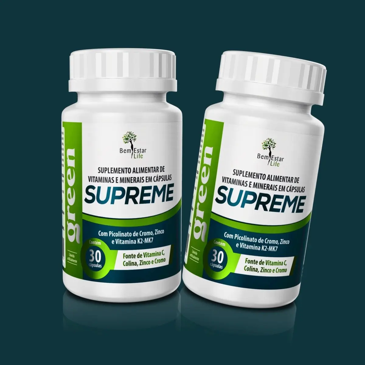 2 X 1 SUPREME GREEN - 30 CAPSULAS