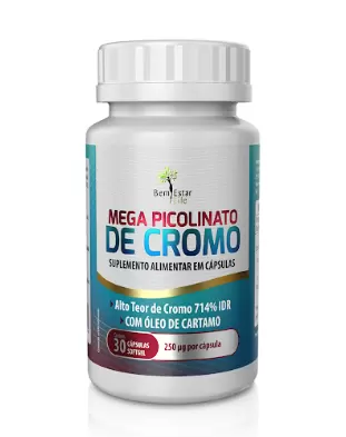 Mega Picolinato de Cromo 30 caps