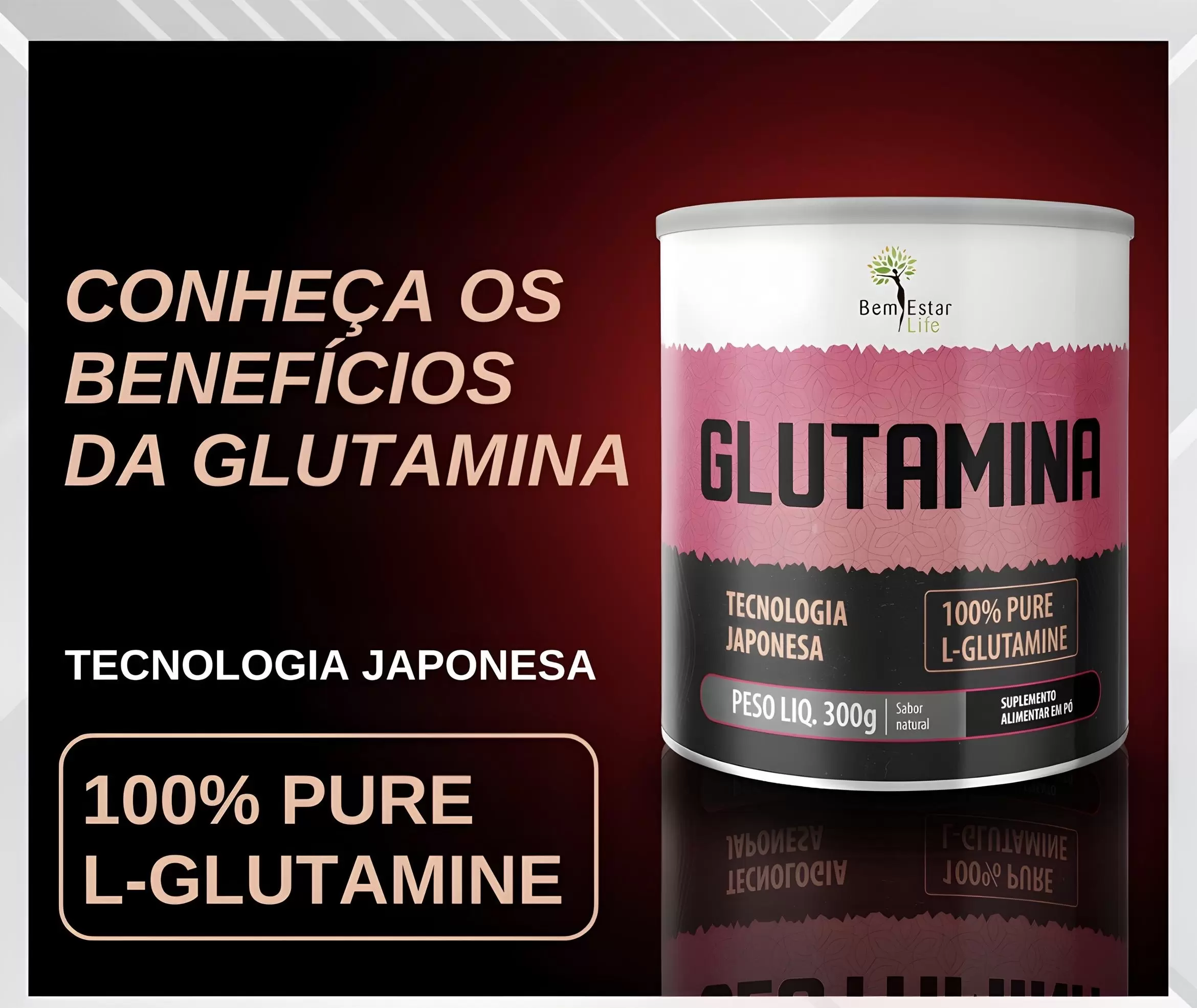 GLUTAMINA 100% PURE - 300GR. - AJINOMOTO