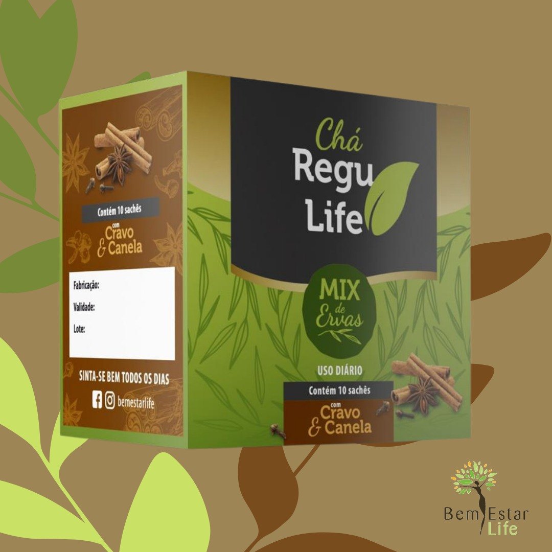 Regu Life  Cravo e Canela 10 sachês (MATERIAL DE TRABALHO)