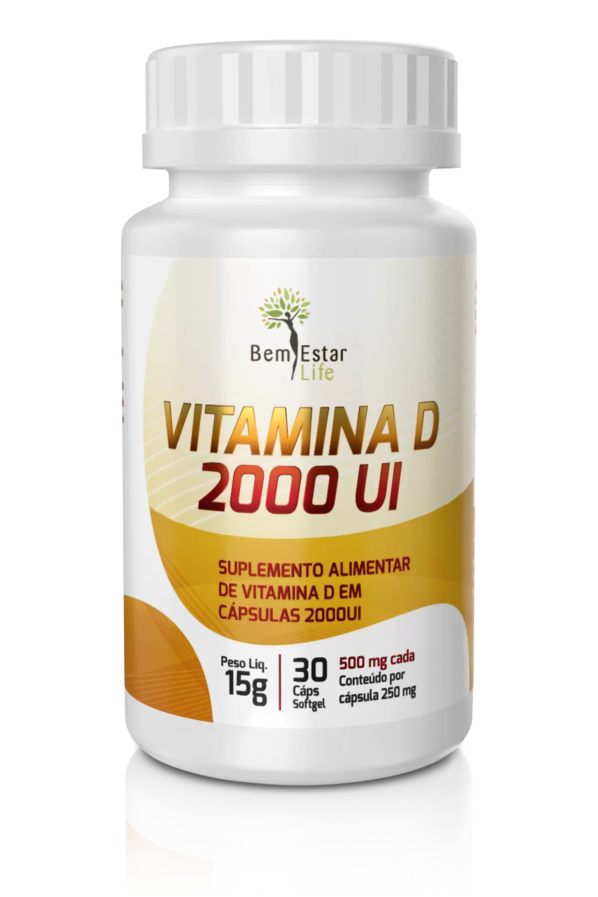 VITAMINA D 2000 UI - 30 CÁPSULAS